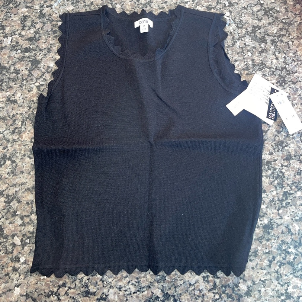Black Knit Sweater Top